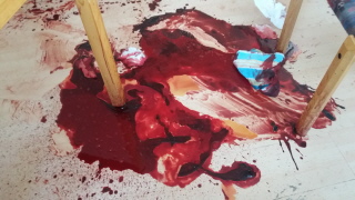 Verunreinigung durch Blut